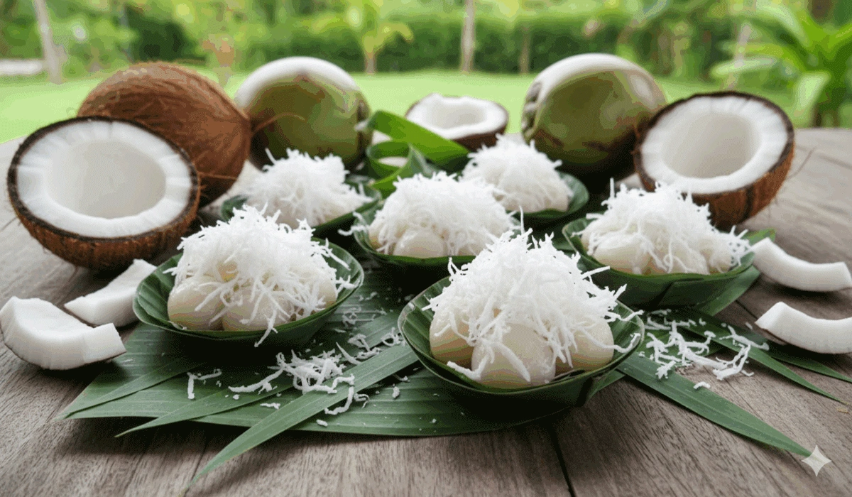 Nom Plae Ai, Klepon Unik Dari Kamboja Yang Lembut Dan Manis